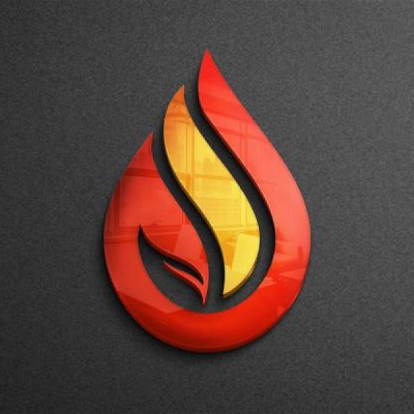 Thiết kế logo hình ngọn lửa